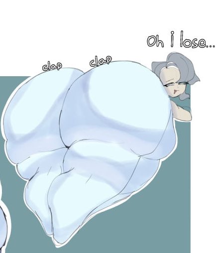 It seems during a game of… whatever it was she happened to lose three times in an unlucky row..

Bending herself over the table, a couple of claps as she teased the winner infront of her!

“Oh dear..~ I lost what a shame… I wonder what will happen~”