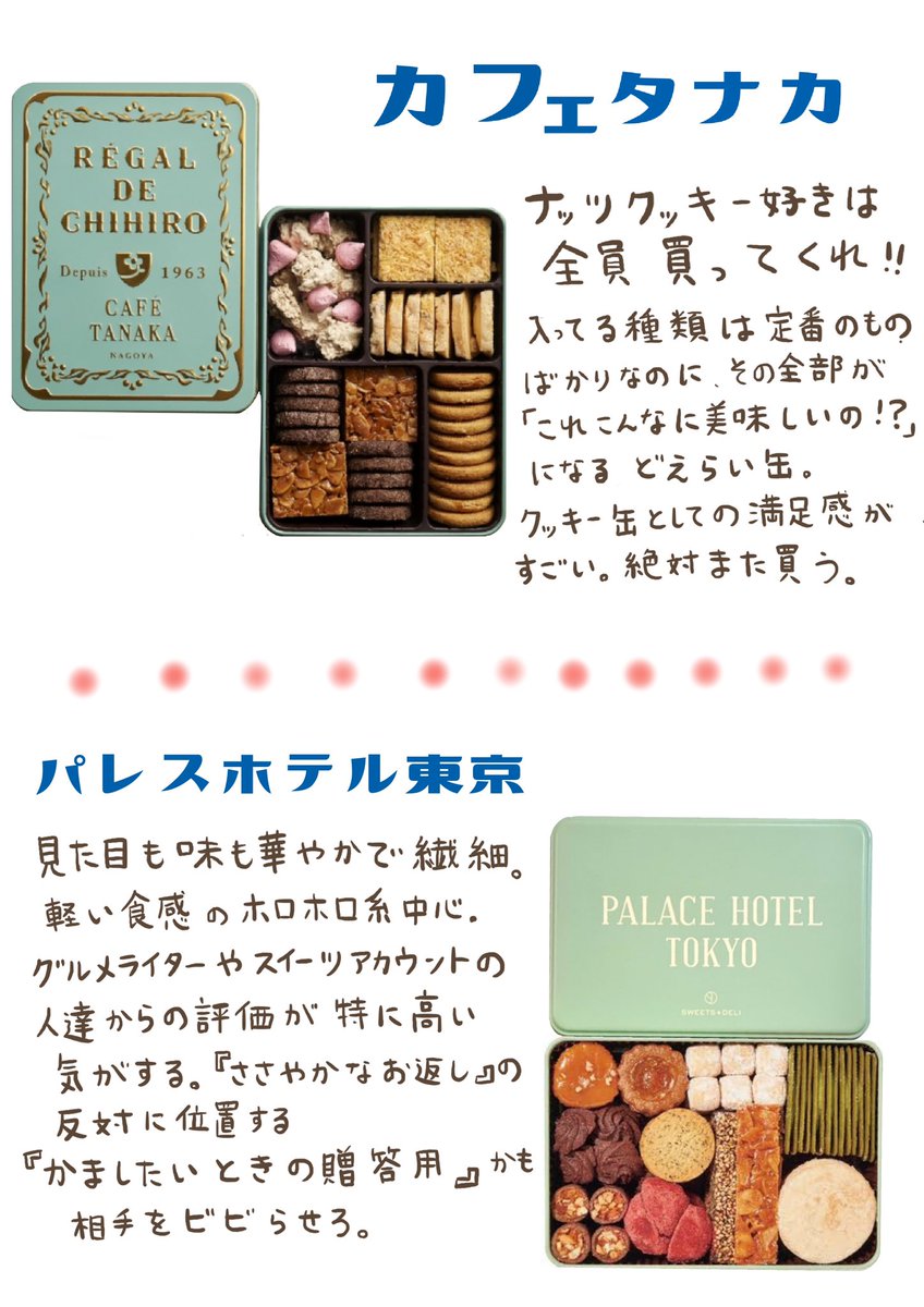 niihao_'s tweet photo. クッキー缶おすすめ10選作ったよ
※個人の感想です https://t.co/ywKWF6KfgR
