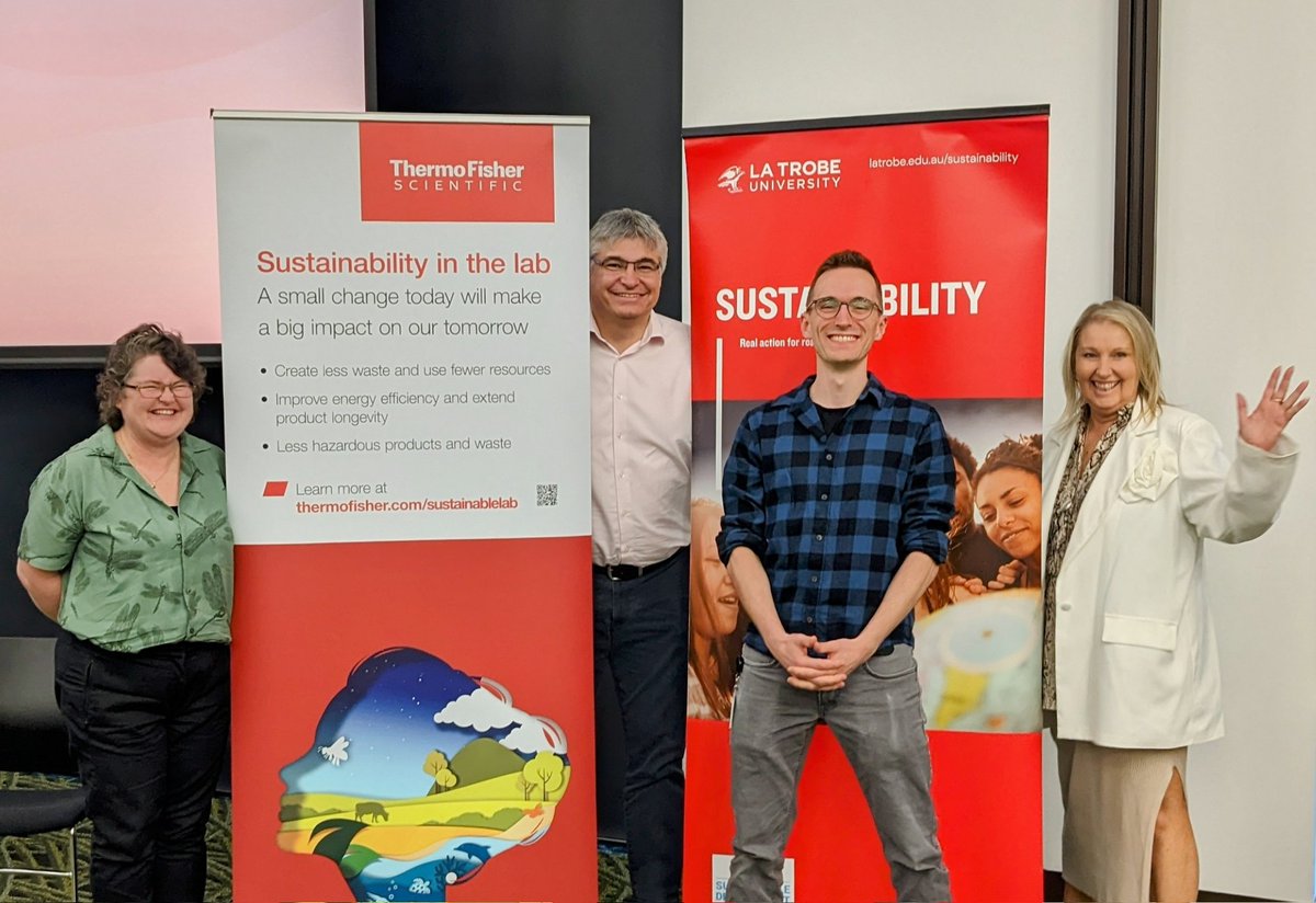 <a href="/My_Green_Lab/">My Green Lab</a> <a href="/SABE_latrobe/">La Trobe Agriculture, Biomedicine & Environment</a> <a href="/LTUresearchers/">La Trobe Researchers</a> <a href="/thermofisher/">Thermo Fisher</a> helped us launch the Freezer Challenge during our Sustainability Week with an info session on freezer maintenance