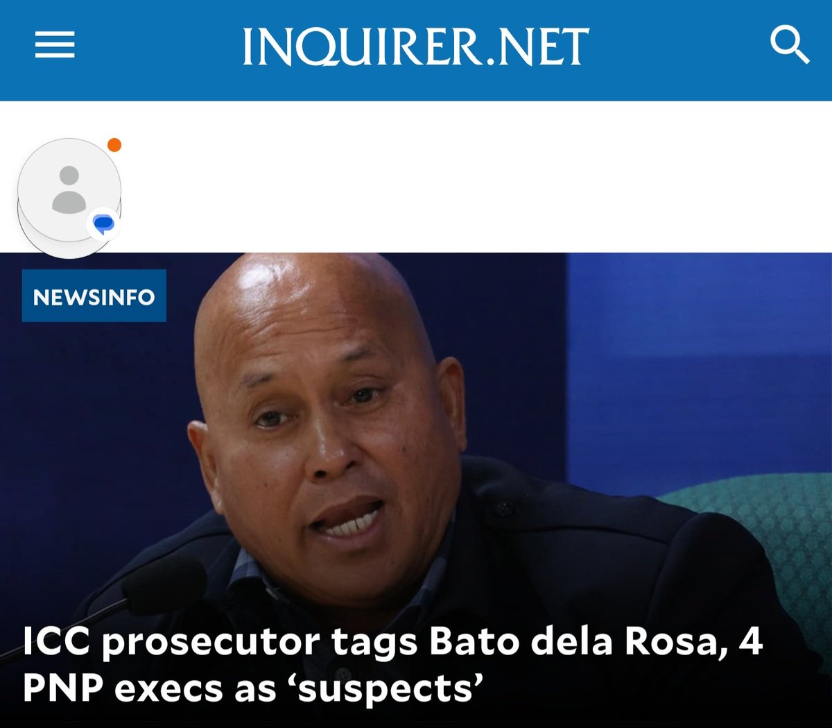 rowena_guanzon's tweet photo. Sen.Bato is ICC suspect. Dapat malaman ng botante ito. https://t.co/eOOnGBTIeY