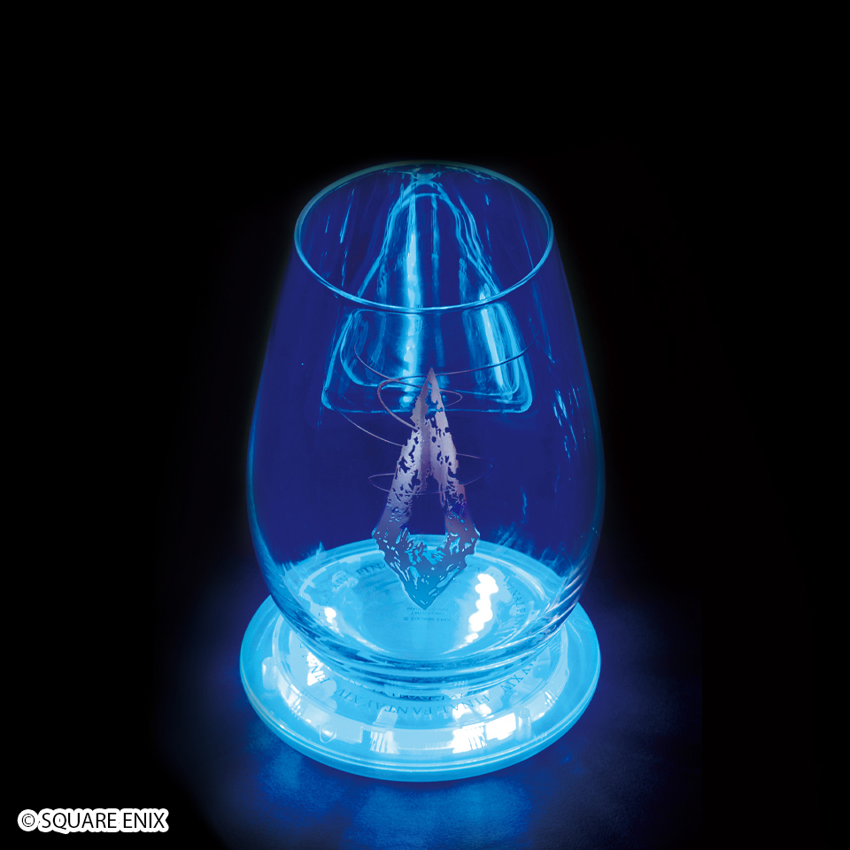 ◤ #FF14 プライズ情報！◢ マザークリスタルが箔印刷されたグラスと