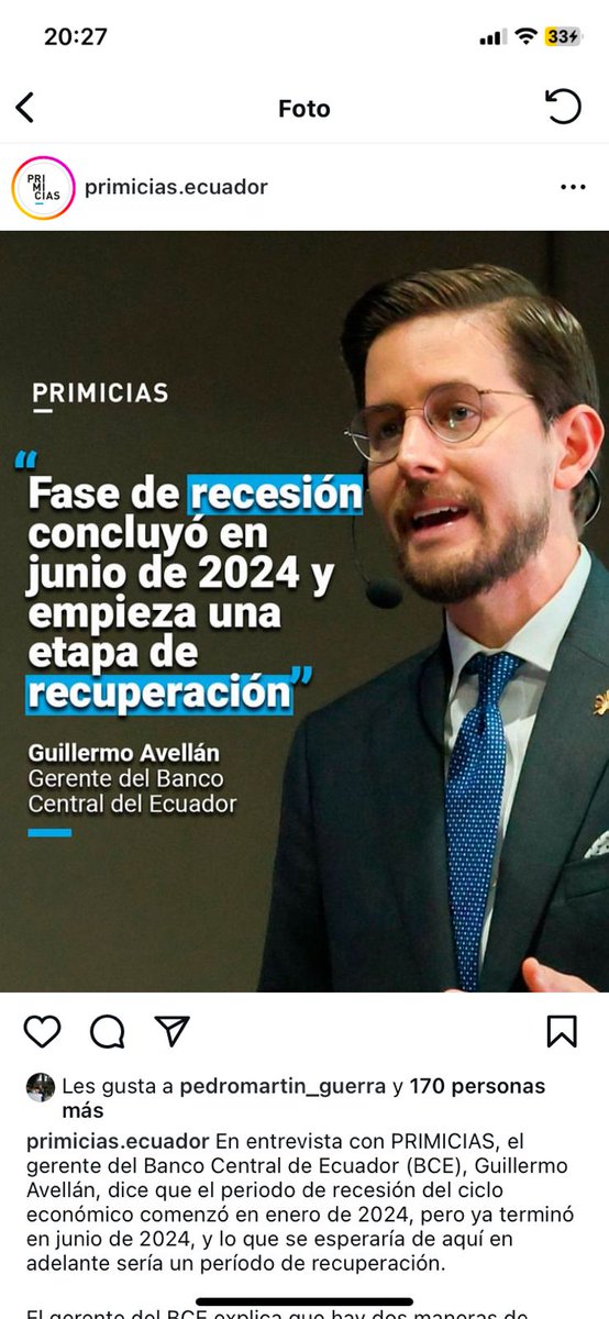 omarmaluk's tweet photo. Dio papaya Guillermo II . Reconoce 6 meses de recesión contrario a lo que sostiene @ALBERTOACOSTAB . Pero ahora dice que viene el milagro y habrá crecimiento, empleo y prosperidad. O sea nos engañaron 6 meses y ahora sorpresa . https://t.co/tCwkiD9w1I