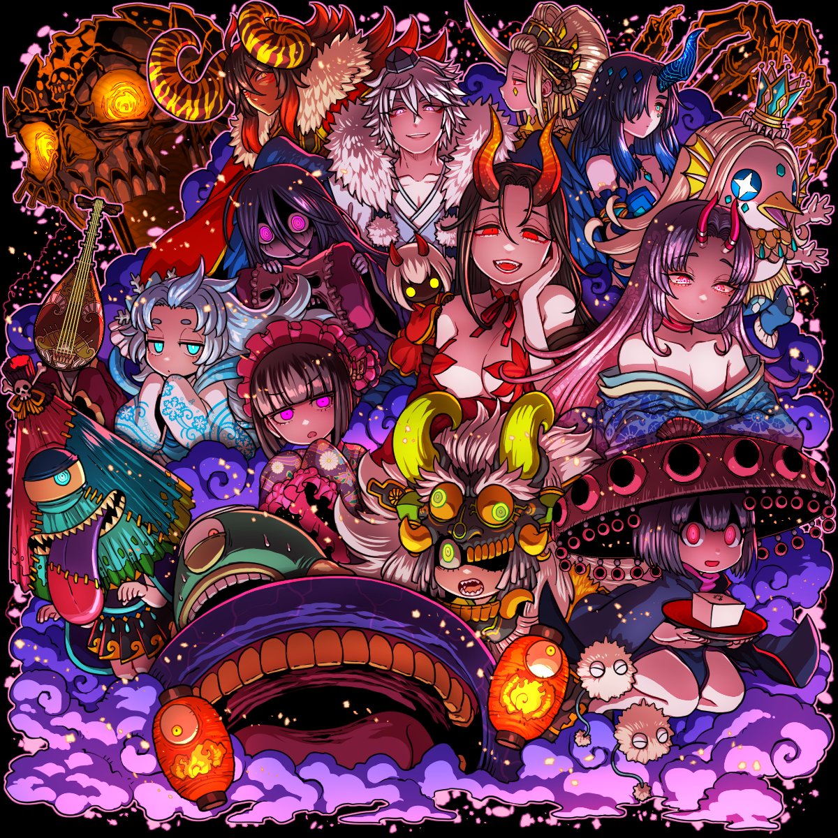 このカードは「鬼神モモタロウ」「化神(けしん)キドウマル」「百鬼夜行