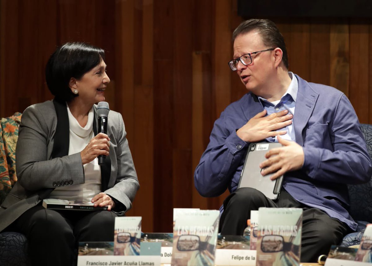 fdelamatap's tweet photo. Mi novela #LasHeridas, además de reflexionar sobre las elecciones de 1988, es una historia sobre vínculos humanos.

Muchas gracias a @amaliagarciamx, @f_javier_acuna, @fernandeznorona y @Nancycorrealf por su participación en la presentación de esta tarde desde el @institutomora. https://t.co/D3JfhKUBGN
