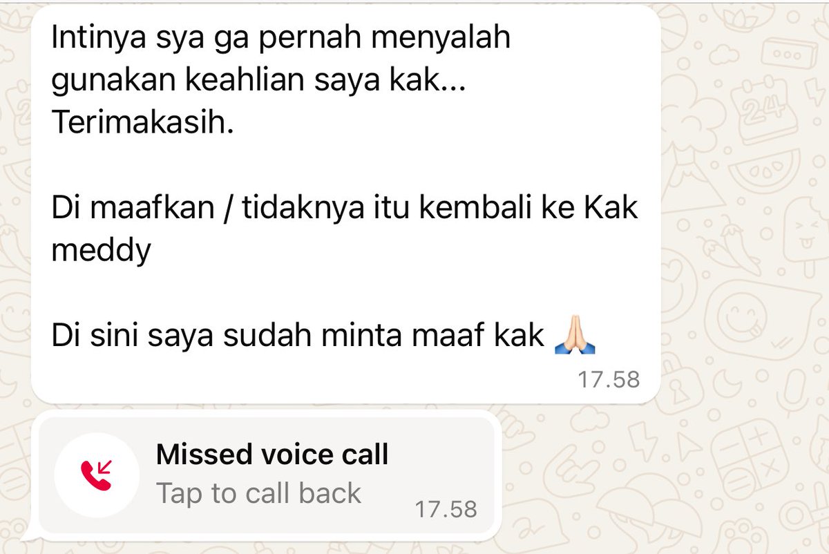 medyrenaldy_'s tweet photo. Update, orang yang melakukan pencurian data saya kemarin chat ini ke saya.

Kalau kalian jadi saya, what would you do? https://t.co/1Iwtnw56kU