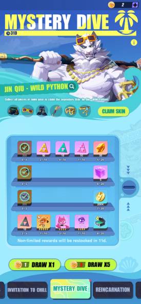 // Brief return from the grave for this W.