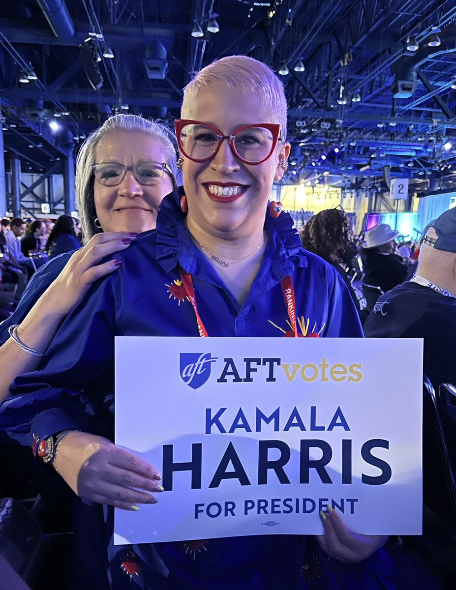 northside_aft's tweet image. Final day at the AFT Convention was inspiring! Our delegates were proud to hear Kamala Harris speak on her unwavering support for public education and educators. Together, we are #UnionStrong! 💪 #StandingWithLabor #RealSolutions