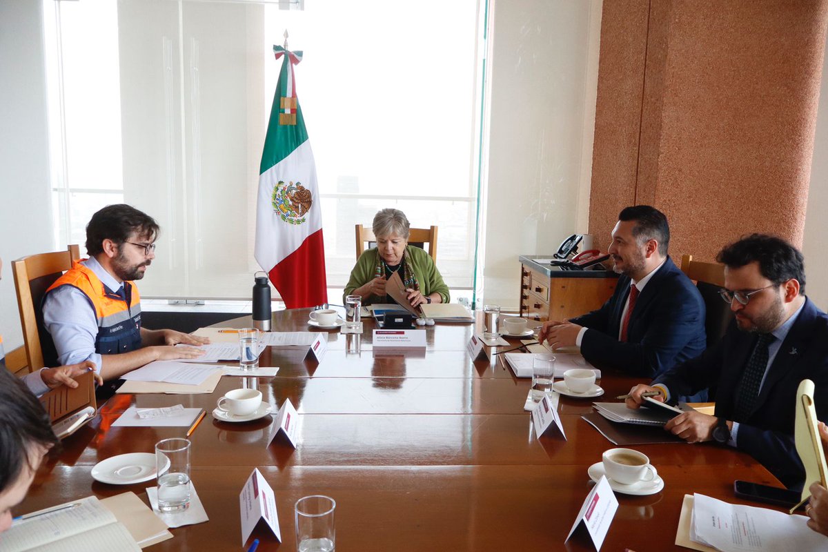 Nuestro titular, <a href="/AlexSvarch/">Alex Svarch</a> y la canciller <a href="/aliciabarcena/">Alicia Bárcena</a> revisaron la preparación de la XI Conferencia Panamericana para la Armonización de la Reglamentación Farmacéutica #CPARF, que representa una oportunidad crucial para fortalecer la colaboración hemisférica 🌎.