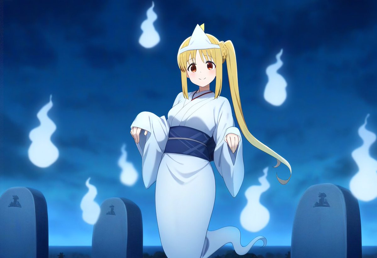今日は幽霊の日なので…やりたかったこの4人の幽霊化を #幽霊の日