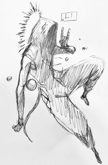 落書きフード君 