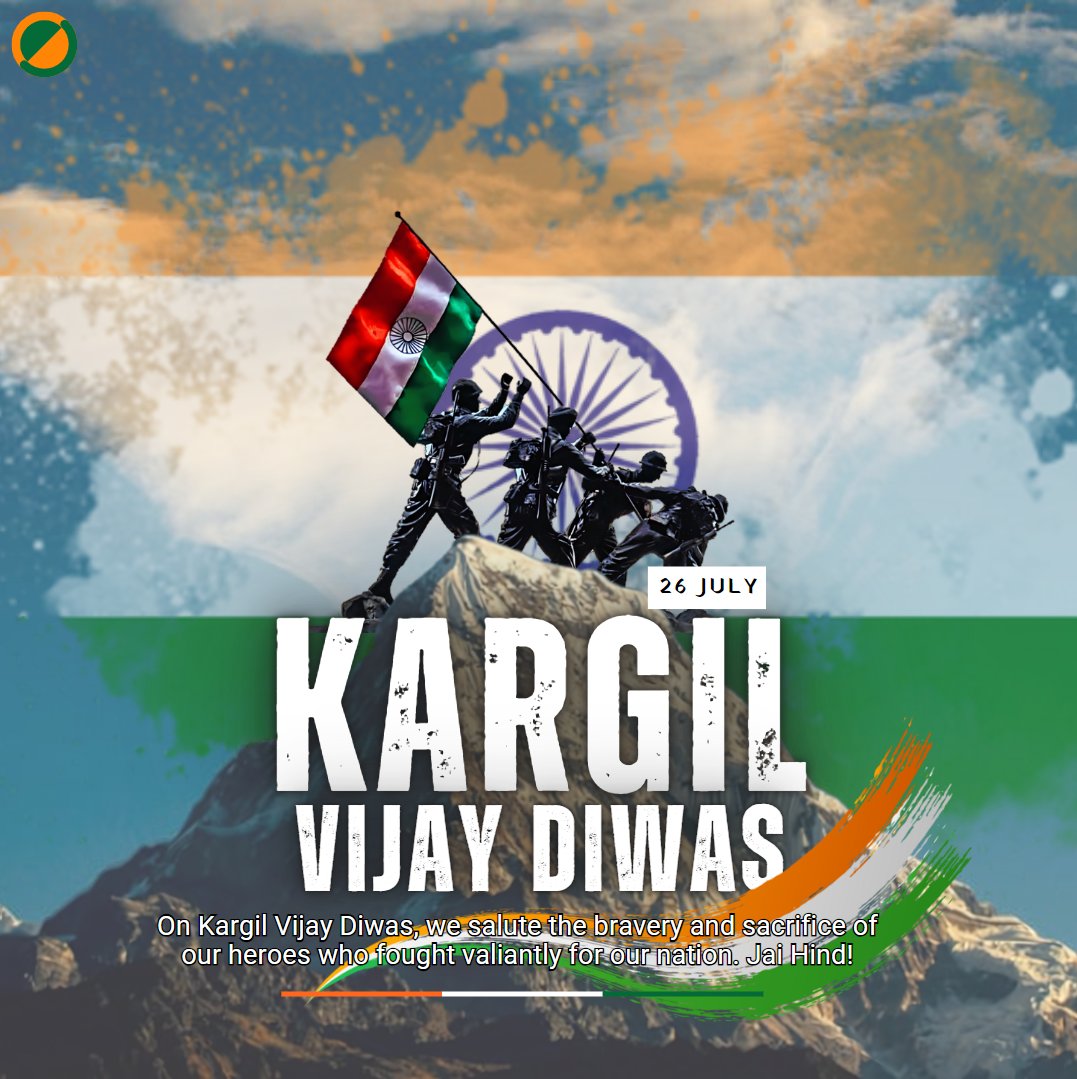 NeutrinoStudio's tweet photo. On KARGIL VIJAY DIWAS, salute to all Heroes who give sacrifice for our nation...🇮🇳 जय हिन्द 🇮🇳

#Kargil #KargilVijayDiwas2024 #GraphicDesign #uiuxdesign https://t.co/Tcoc0KdwWU