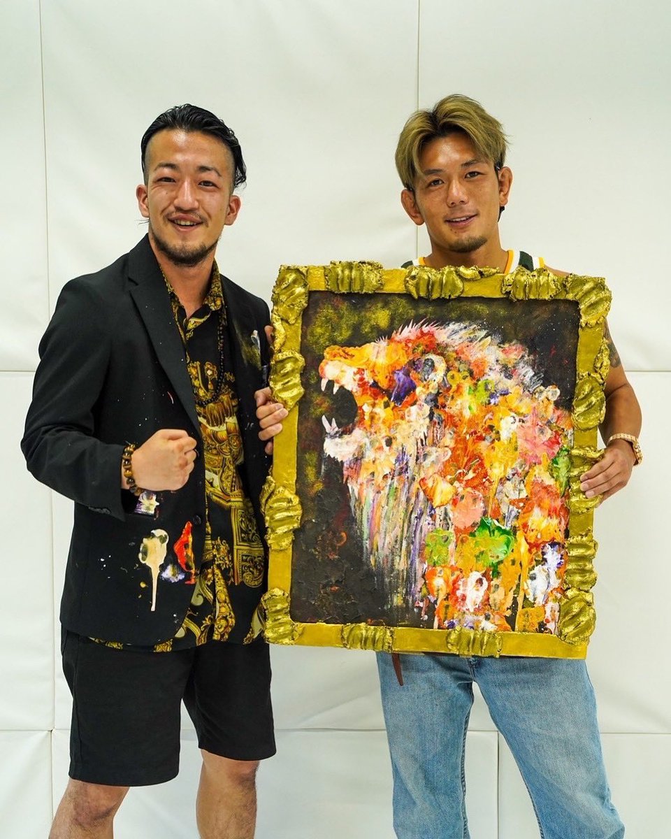 jusey0716's tweet photo. 【RIZINなどで大活躍されてる格闘家の皇治さんからオーダー頂きました】
そして皇治チャンネルにも出演させて頂く事となりました↓

https://t.co/Cd4q6GDpv6

皇治さんの圧倒的
漢のフェルモンや知性カリスマ性
オーラを絵に共鳴させました。
この度は本当に有難う御座いました https://t.co/VM0lAMxwPX