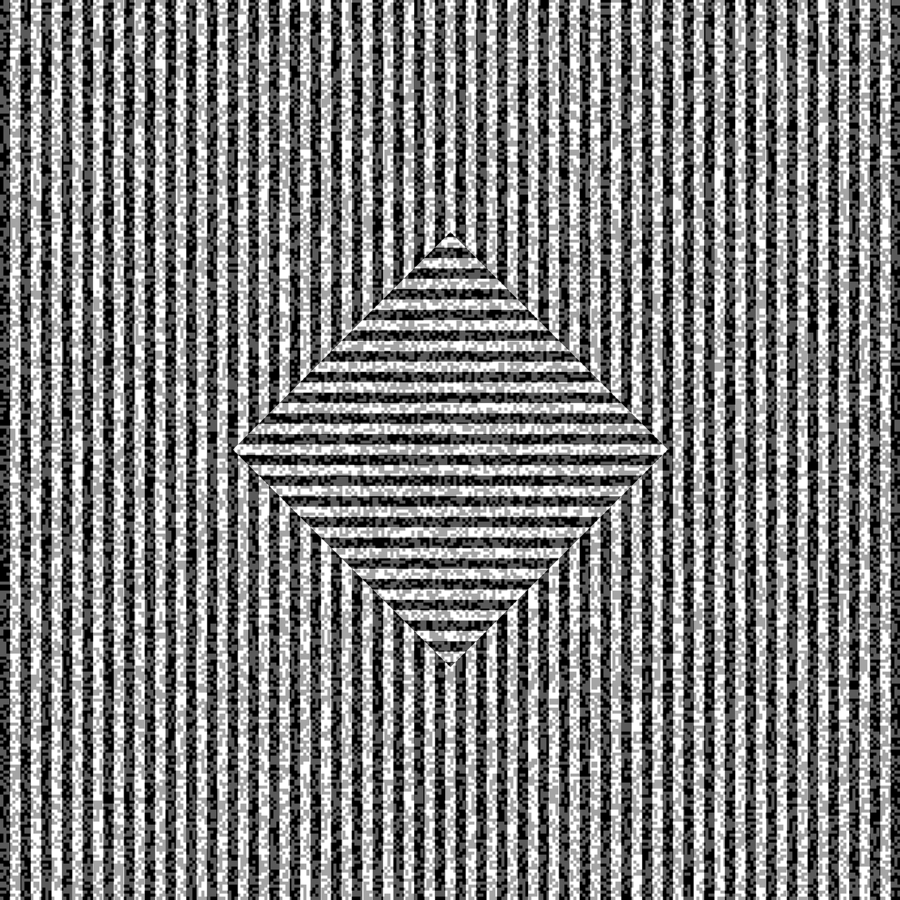 This diamond pattern appears to move.