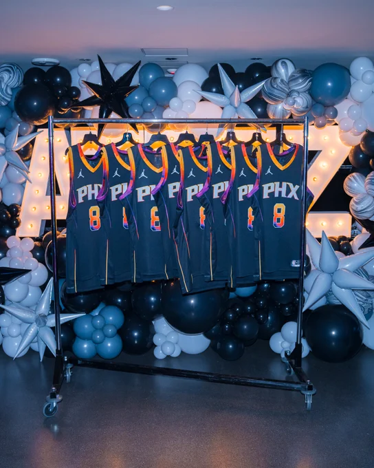 Custom Phoenix Suns jerseys for Ateez