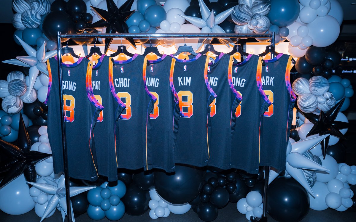 Custom Phoenix Suns jerseys for Ateez