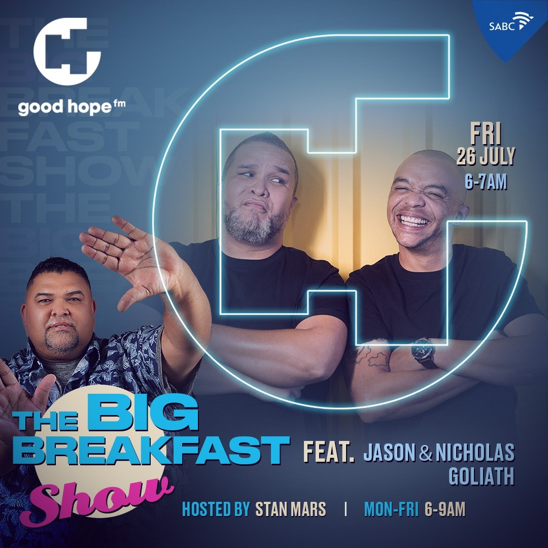 Good Hope FM (@goodhopefm) on Twitter photo Up next on <a href="/GHFMBreakfast/">Big Breakfast with Stan Mars</a>
<a href="/JasonGoliath/">Jason Goliath</a> and <a href="/NicholasGoliath/">Nicholas Goliath</a> join the team for an hour of amazing conversations and humorous moments š
š»
Don't miss the fun between 6-7AM #CapetownsOriginalš»ā¤ Up next on <a href="/GHFMBreakfast/">Big Breakfast with Stan Mars</a>
<a href="/JasonGoliath/">Jason Goliath</a> and <a href="/NicholasGoliath/">Nicholas Goliath</a> join the team for an hour of amazing conversations and humorous moments š
š»
Don't miss the fun between 6-7AM #CapetownsOriginalš»ā¤