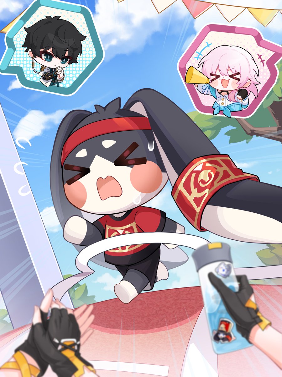 PomPom_HonkaiSR's tweet image. The August Calendar Wallpaper is here a bit early, since Pom-Pom runs reaaaaaaaaly FAST!

#HonkaiStarRail #PomPom