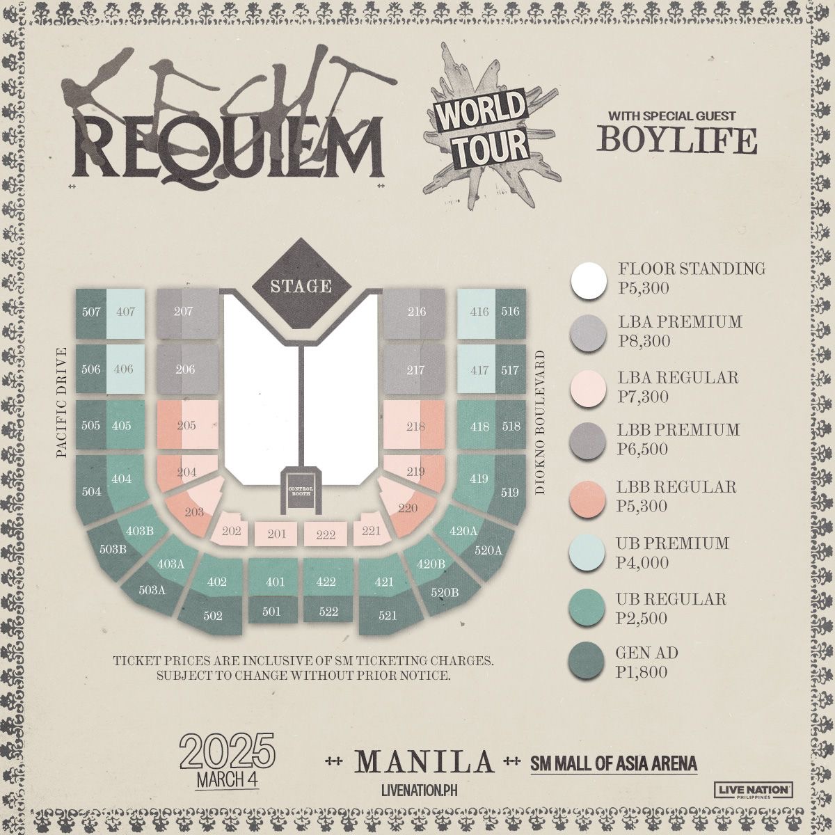 🌟 Get ready, Philippines! 🌟 keshi is bringing the REQUIEM World Tour to Manila!

📅 March 4, 2025
📍 SM Mall of Asia Arena

Don't miss the presales:
🎟️ Artist Presale: July 29, 10AM – 11:59PM
✨ Details at keshimusic.com

🎟️ Mastercard Presale: July 30, 10AM – August