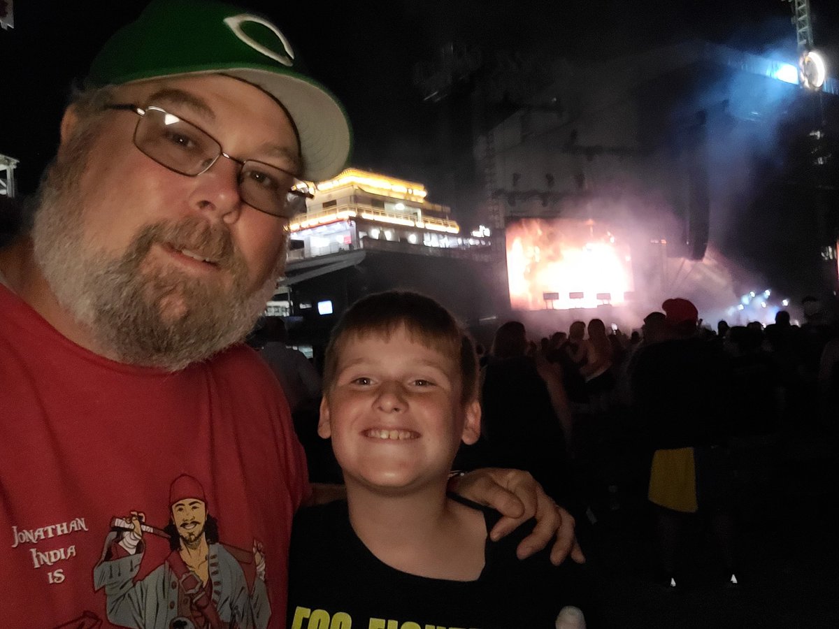 Great night with Bennett and The Foo Fighters!!!