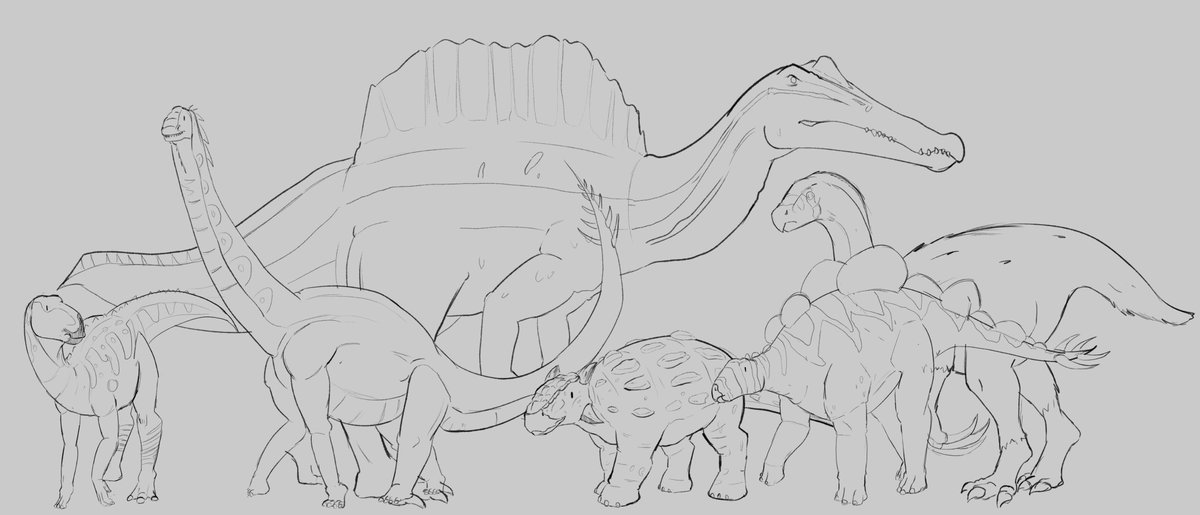 More dinos, more sizes, ngl my inner kid is so happy when I make this studies 🦕🦖
.
.
.
.
.
.
.
.
.
.
.
#conceptatist #sketch #drawings #studies #dinosaurs #dinosaur #dinofan