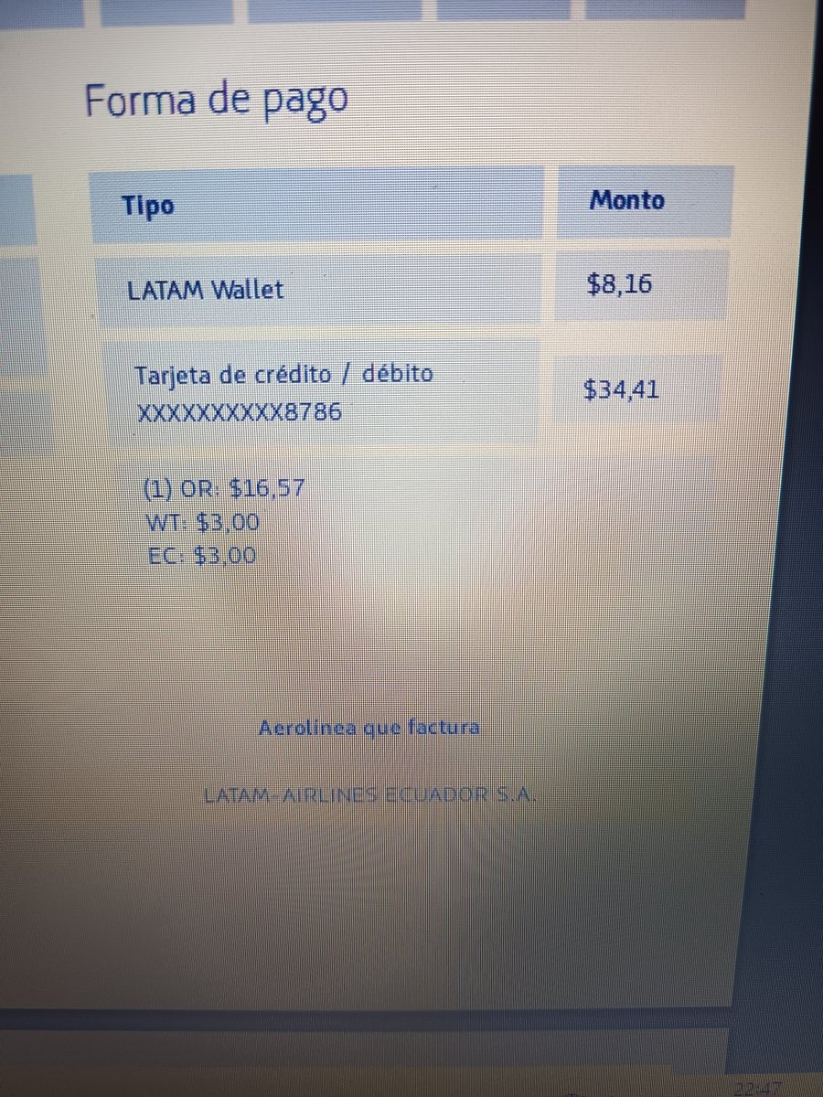 RuthArboledaM's tweet photo. No hay nada que me haga más feliz que conseguir los pasajes a precios wow 😍 gracias @LATAM_ECU #viajerafrecuente #posgrado #perioimplantes ##latam https://t.co/yzMPrBIhP7