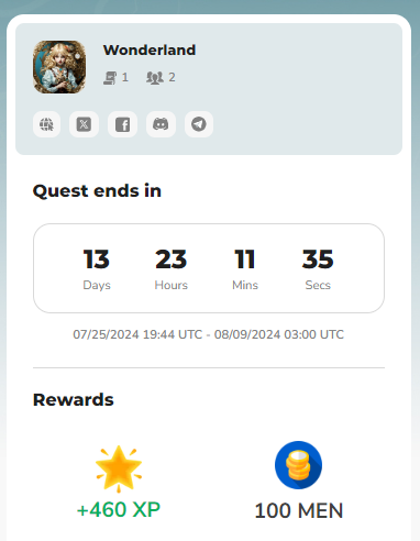 JCtechfuture's tweet photo. gm and a very happy Friday everyone!

Love to start out my day with earning in defi and socialfi.

On that note I invite you to swing by one of the newest quests with @MetahubFinance this one is for the @wonderlandpulse project.

If you are already part of #MetaHubFinance then hit this link and knock out the quest
https://t.co/XYvaK7kC4k

If you're saying what is this all about how can I also earn, learn, and have fun then swing by the @MetahubFinance telegram, read the whitepaper, DYOR and join us on this adventure!