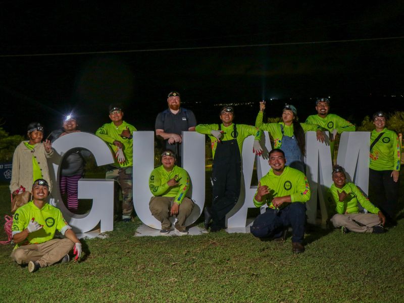 This week, we became unofficial snake charmers, banishing 15 pesky Brown Tree Snakes from UOG campus. Thanks to the slithery expertise of Patrick Barnhart from USDA National Wildlife Research Center!