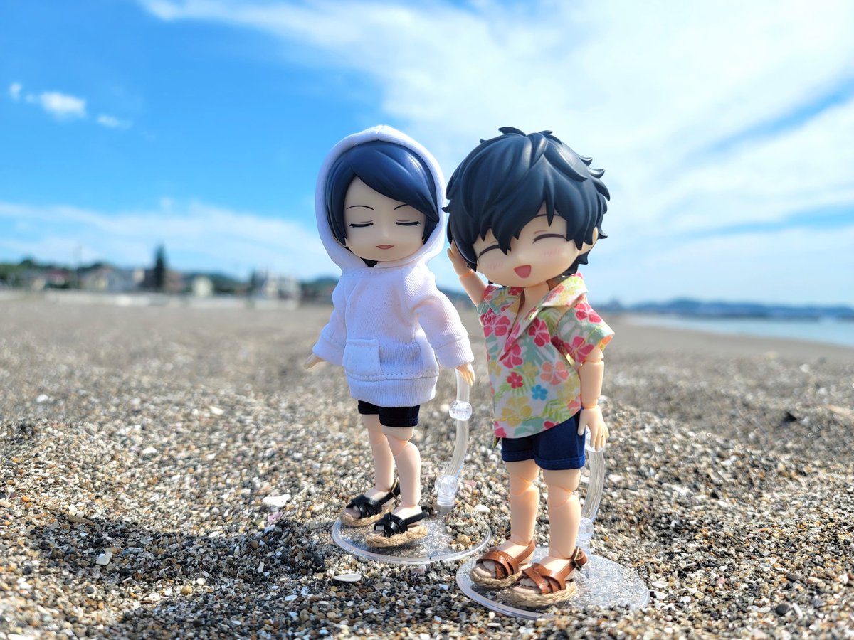 ssmpr109's tweet image. 페르소나5 여름 이벤트 미우라 해안 성지순례☀️ 바다다!!!🏖🏖 #2407도쿄 #主喜多 #넨비츠