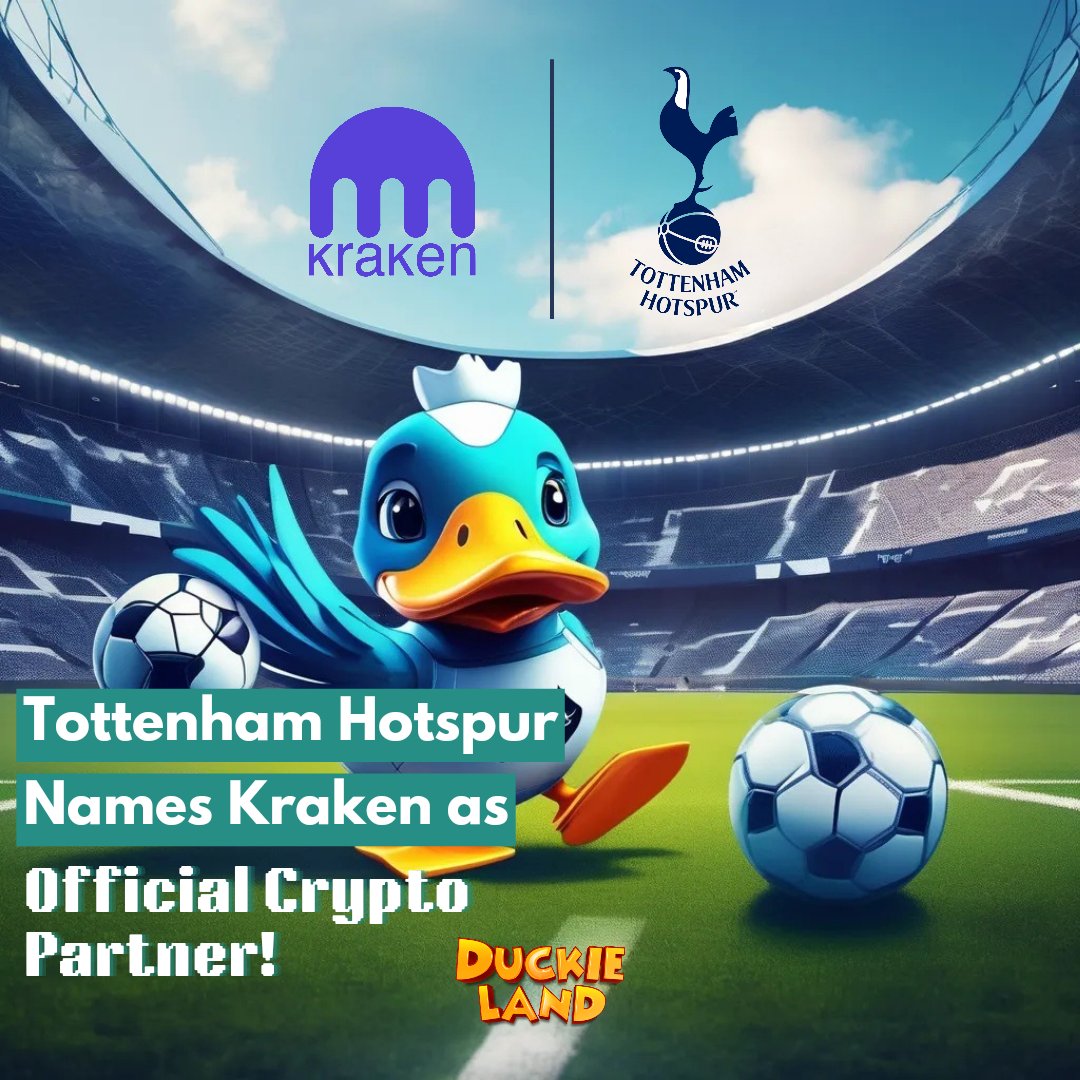 Tottenham Hotspur Names Kraken as Official Crypto Partner!

Kraken, a prominent cryptocurrency exchange, has partnered with Tottenham Hotspur for the 2024/2025 football season. 

Read more : instagram.com/p/C93zs6Tvoas/…

#kraken #tottenham #cryptocurrency #news #trending #duckieland