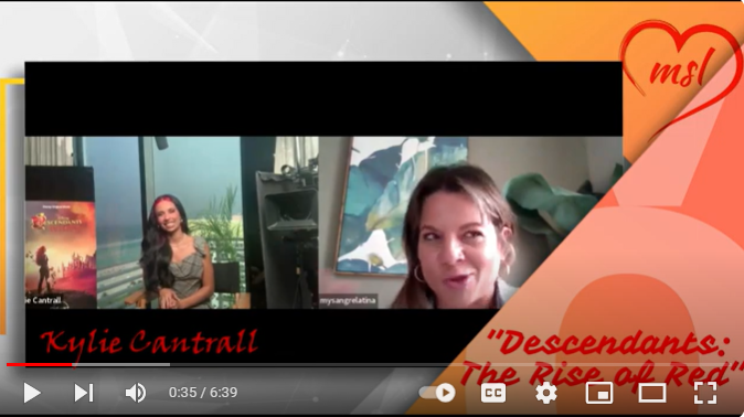ArleneMSL's tweet photo. “🎤✨ ¡No te pierdas nuestra entrevista exclusiva con @KylieCantrall! Behind the scenes de ‘Descendants: The Rise of Red’. Watch now on YouTube! #KylieCantrall #Descendants #TheRiseOfRed #ExclusiveInterview” https://t.co/Kr1PqeXMk1 https://t.co/Cg3fYSIlQT
