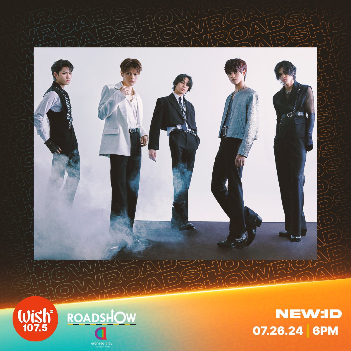official_newID's tweet photo. [📣] #New_IDonWISH 

New:ID will be guesting on WISH 107.5 later today at 6 PM (PHT)! 

🚌📍Araneta Coliseum (Green Gate) 

#New_ID #뉴이드 https://t.co/BnwnOfIXn7