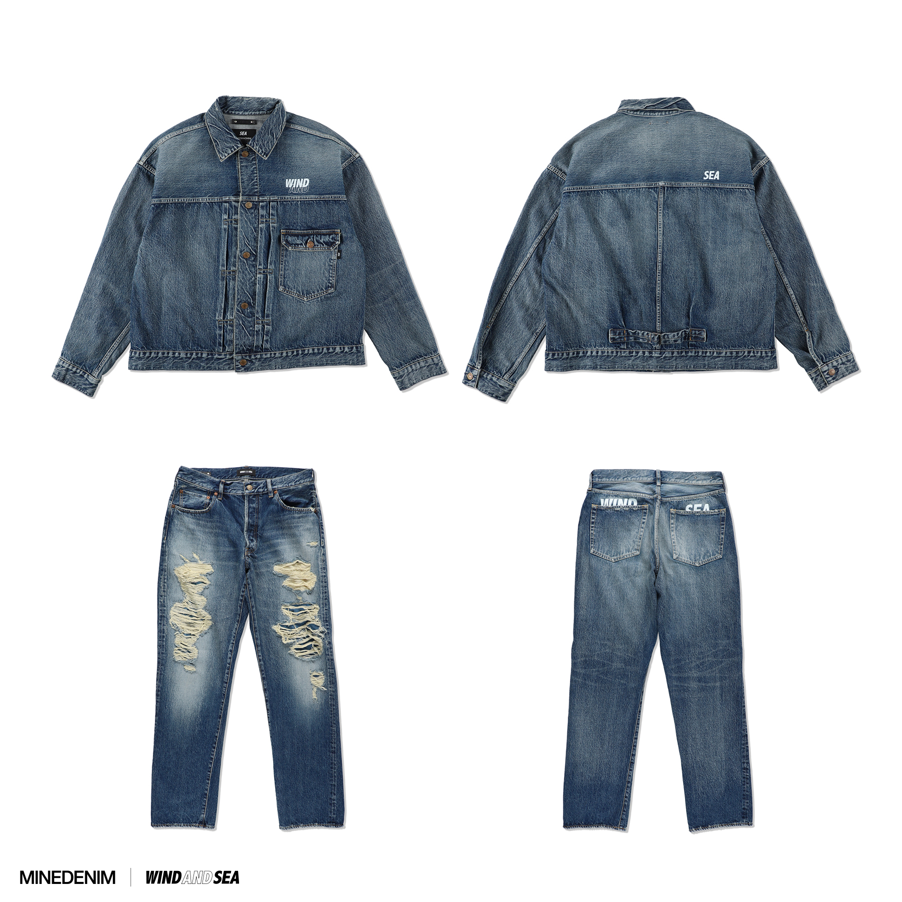 WIND AND SEA × MINE DENIM MINEDENIM × WIND AND SEA / マインデニム / パンツ L.Straight