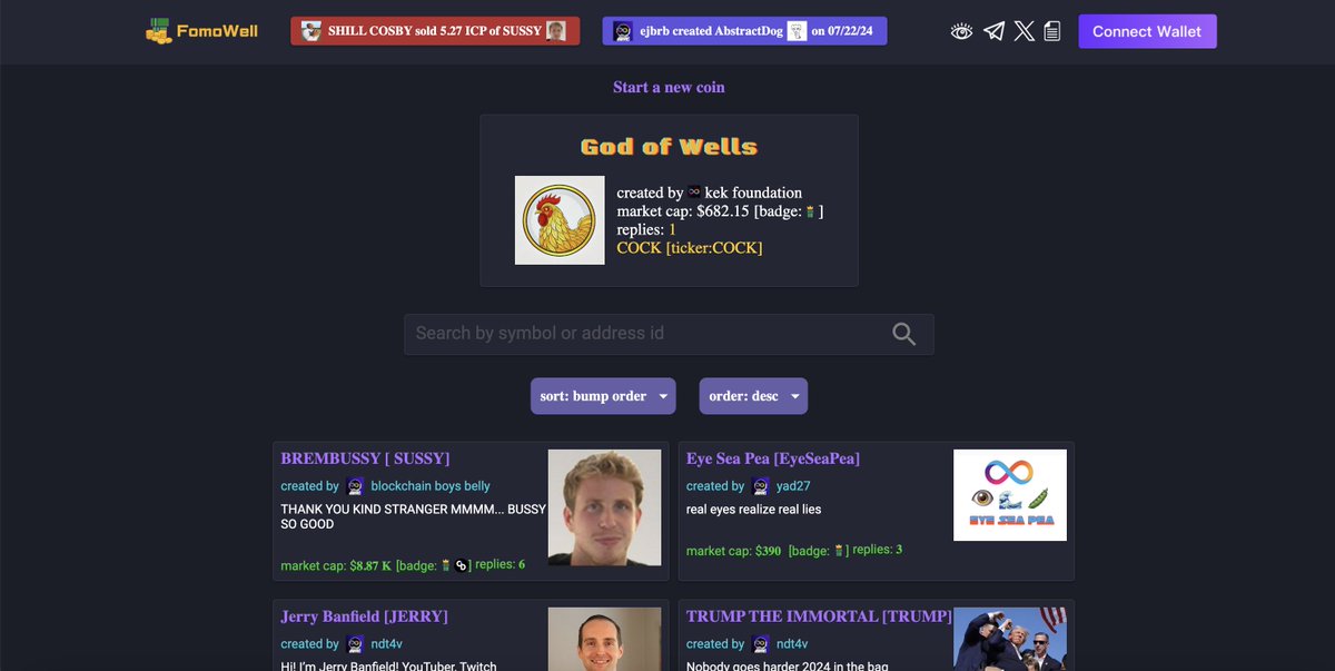 DFINITYDev's tweet photo. It's a @pumpdotfun but for #ICP.

Test creating a #token using @fomowellcom and get involved in #DeFi on ICP. 

https://t.co/Wx6zJavwTh https://t.co/cA14jGCYOU