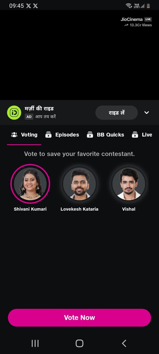 ज्यादा से ज्यादा वोट करे शिवानी को 
<a href="/shivanikumari00/">Shivani Kumari</a> <a href="/BiggBoss/">bigg boss</a>