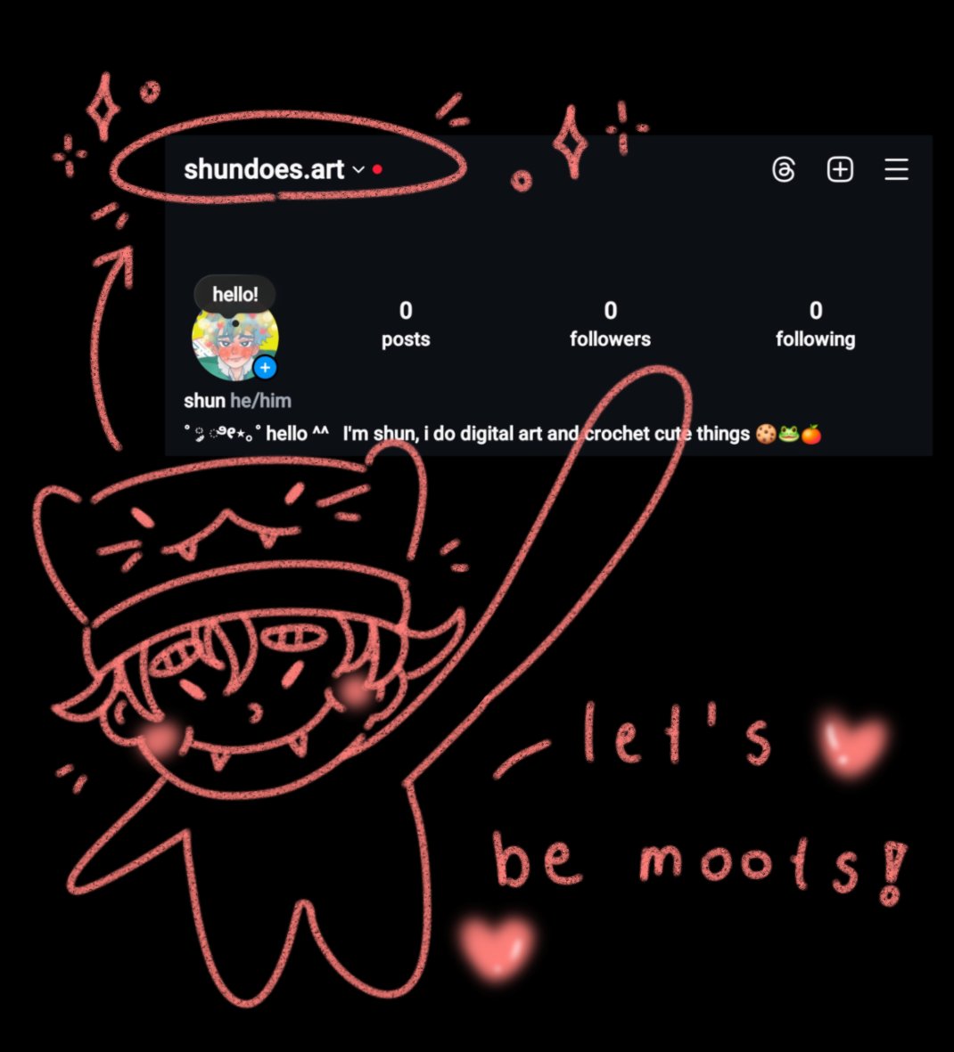 good aftie 🍊🐸🌞 !! let's be ig moots !! 
drop your username and ill follow you  ˚ ༘ ೀ⋆｡˚ 
| #studytwt #arttwt |