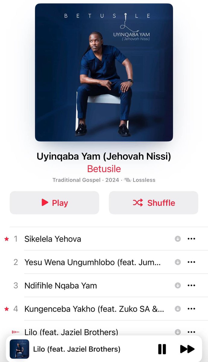 🚨New music alert🚨 

The album is out now on iTunes and all other digital music stores and streaming platforms ❤️🙏 please download and stream, thank you for your continued support ❤️

music.apple.com/za/album/uyinq…

#UyinqabaYam 
#JehovhaNissi