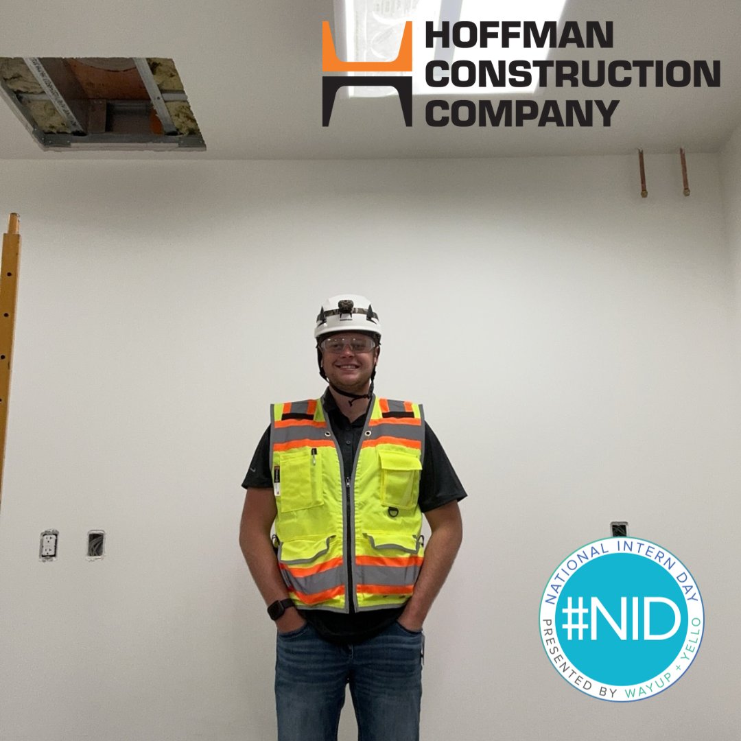 HoffmanCorp's tweet photo. Two more interns, both of whom are working in projects in the northwest Portland hills. #NationalInternDay #NID https://t.co/S86XHdmhLJ