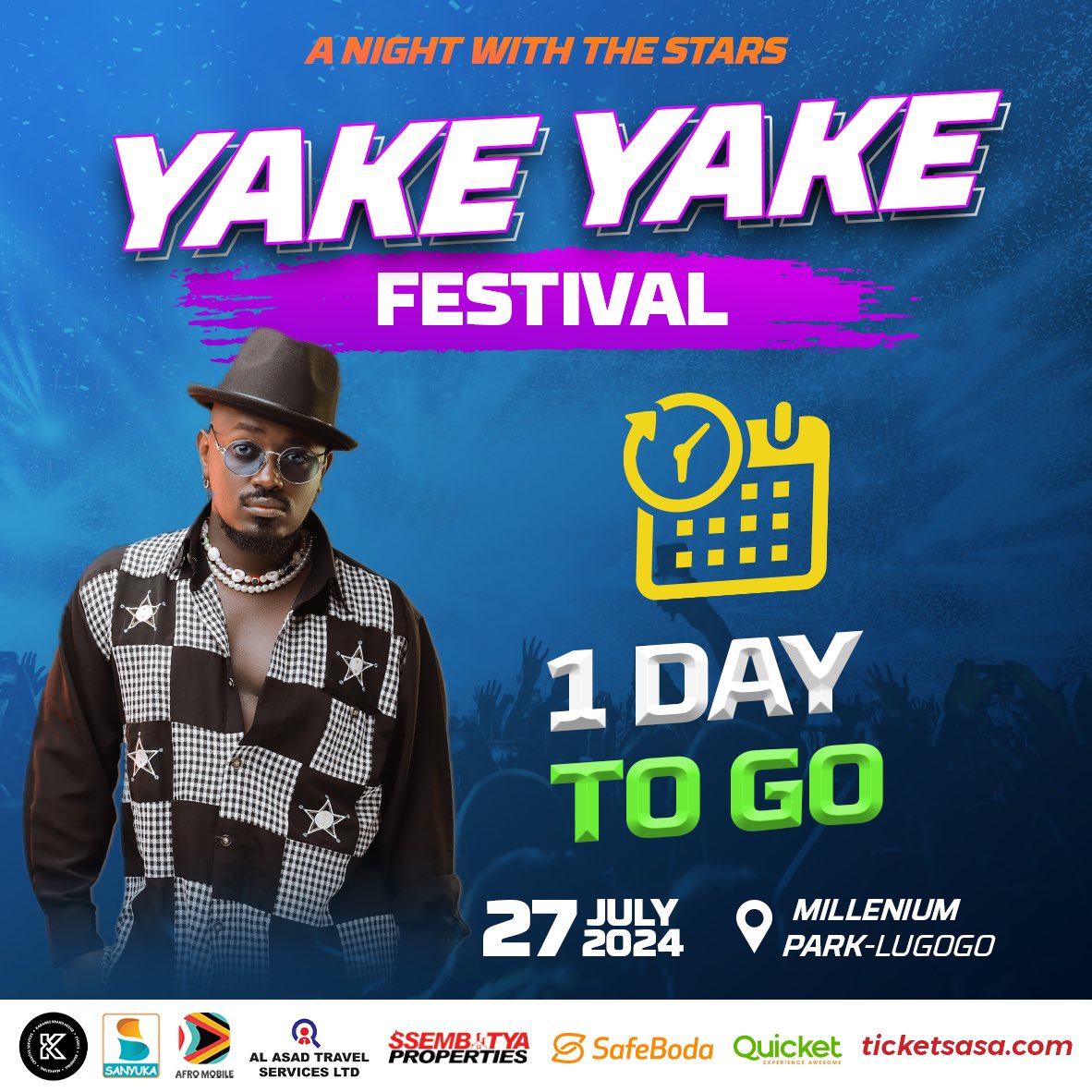 FestivalYake's tweet photo. THE WAIT IS OVER! 💯Only 1 DAY LEFT until the most EPIC celebration of the year - #YakeYake Festival! Don't miss out on the chance to create unforgettable memories with friends and make this day one for the books! SEE YOU AT THE FESTIVAL GROUNDS!😎 #YakeYakeFest #FestivalSeason https://t.co/MkmwGZoWtY