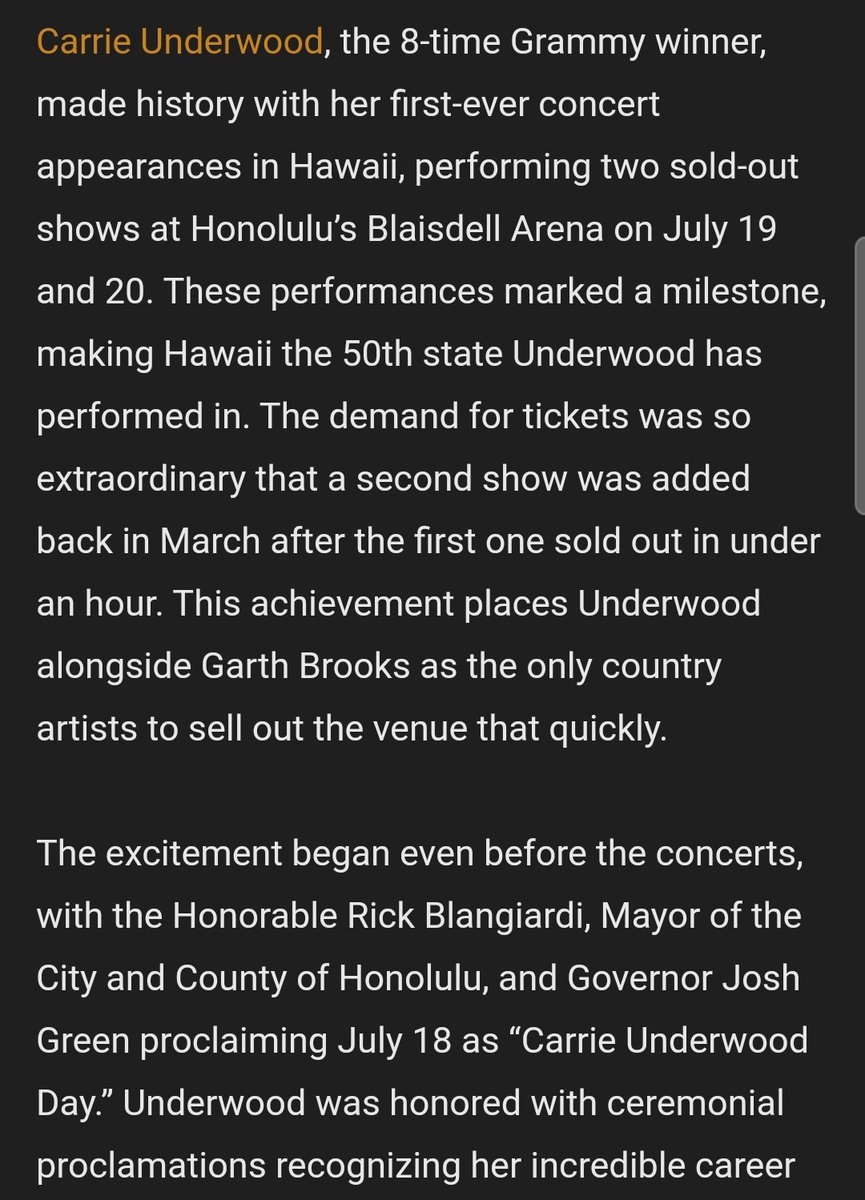 Jaymieeec's tweet photo. Are y'all paying attention?! Carrie Underwood is a living legend. Icon. ENTERTAINER.
#CU4EOTY https://t.co/AuBXgbfq4b