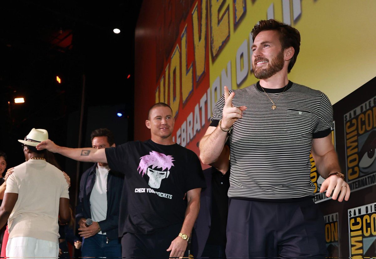 chrisevansfanuk's tweet photo. Chris Evans SDCC 2024 https://t.co/ghKhechZOS