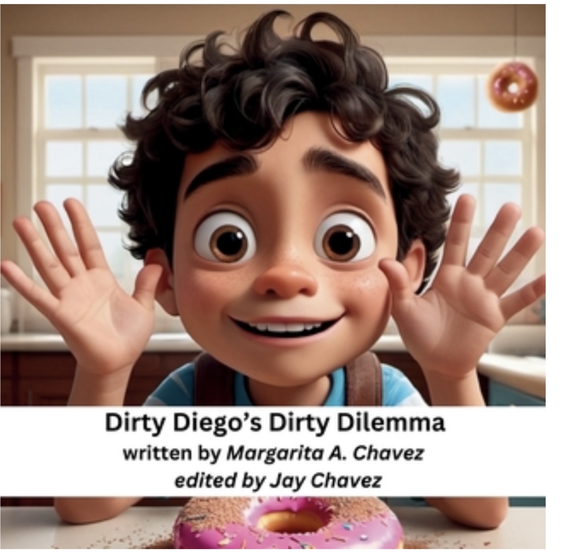 Dirty Diego's Dirty Dilemma: Featuring a Teacher's Guide to Reading Comprehension (Pre-K Stories)  
'
Book Link a.co/d/9ZP9FOB
,
This is a funny story about Dirty Diego always collecting germs by touching everything in sight. The book focuses on learning