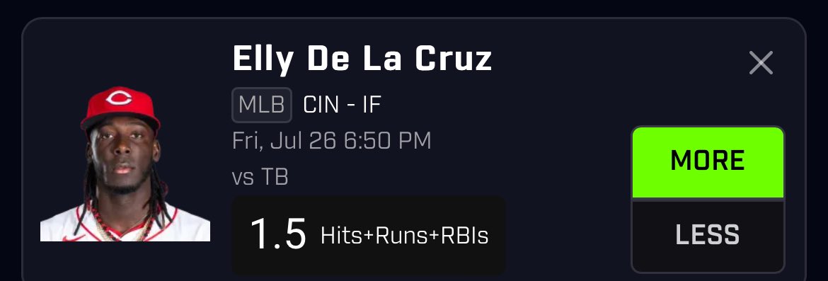 YearingPro's tweet photo. MLB SECOND POTD⭐️⭐️

ELLY OVER 1.5 HRR⚾️

LOCK THIS IN FAST‼️

DISCORD HAS NUKE PAIRS🔥

Join Our Free Discord ⬇️

https://t.co/vWnCNCHcFb

 #prizepicks #underdog     #fliff #props #prizepicksprops #DFS #Nba     #Nba     #wnba #mlb #sports #sportsbetting #picks https://t.co/y26kggRWUD