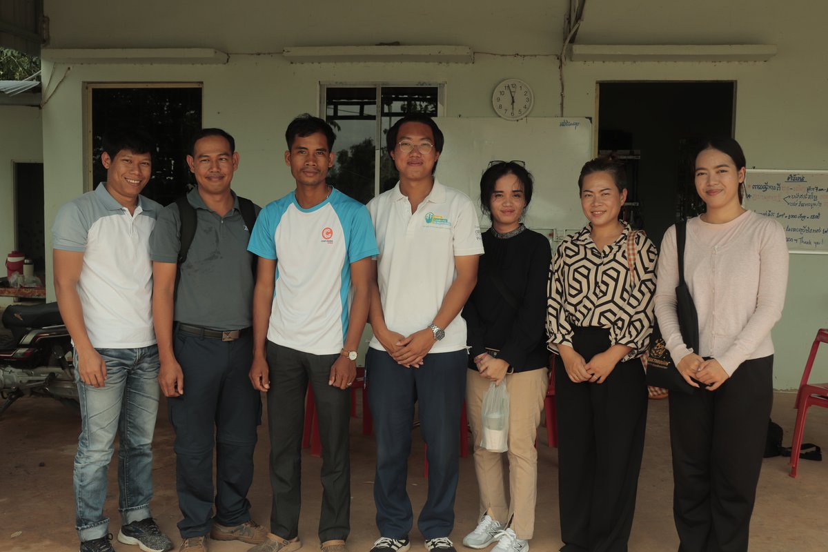 CenterforSusta's tweet photo. 🌟Halfway through our program with support from the Australian Government (@AusEmbPP ) through CAPRED, our YLWA interns are thriving! 

🚀Young water engineers are working at 7 private operators across Cambodia. 💧🇰🇭 Excited for what’s next! https://t.co/NI3URELf4X