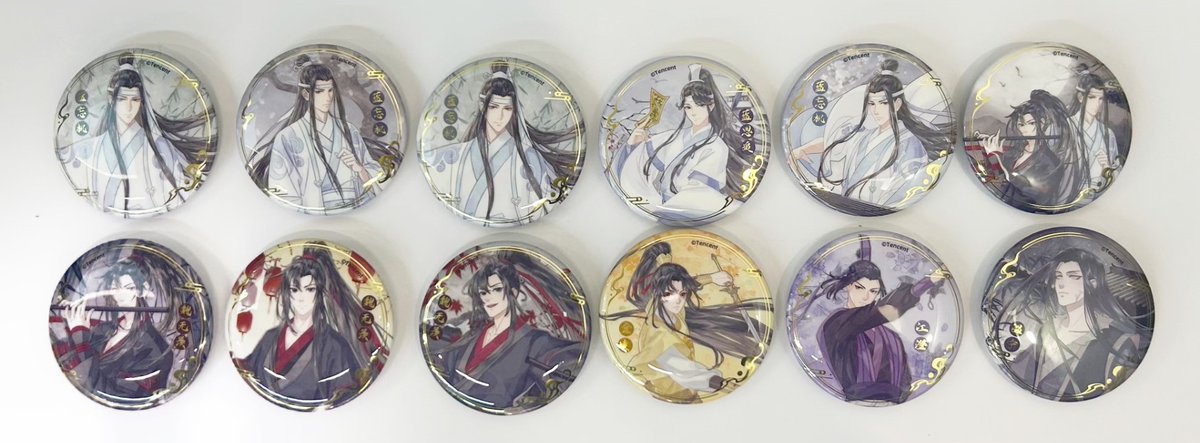 【魔道祖師 第4弾】トレーディング扉絵スクエア缶バッジ（第三期後編全9種） 魔道祖師 第4弾】トレーディング扉絵スクエア缶バッジ（第三期