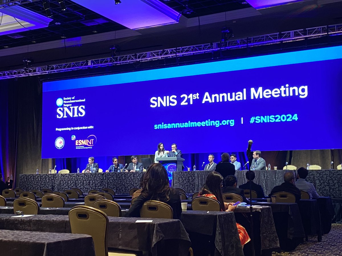 My first SNIS was great! A lot of learning about neurointerventions #SNIS2024