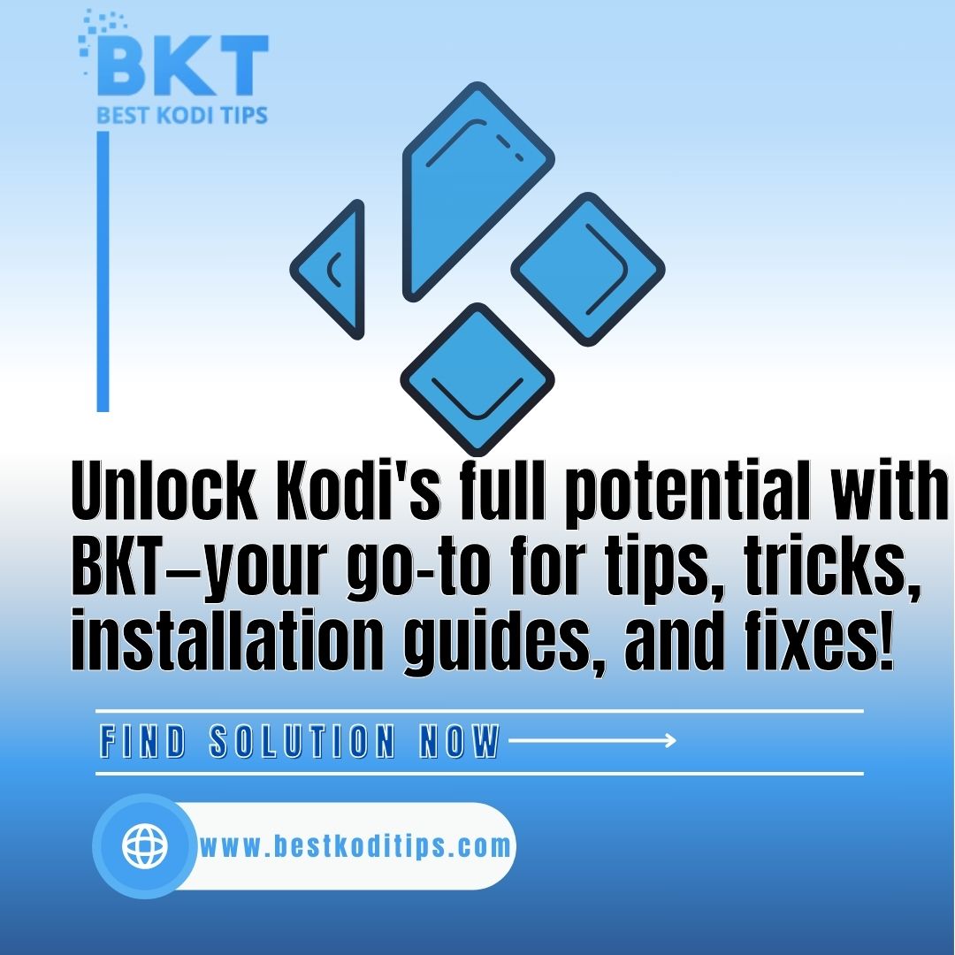 bestkoditips's tweet photo. Unlock Kodi's full potential with BKT—your go-to for tips, tricks, installation guides, and fixes!
#kodiaddon #bkt #blog #tips #tricks #installationservices #fixes #CancelNetflix 
https://t.co/n91Ki3uieo https://t.co/WoULn6vs7O