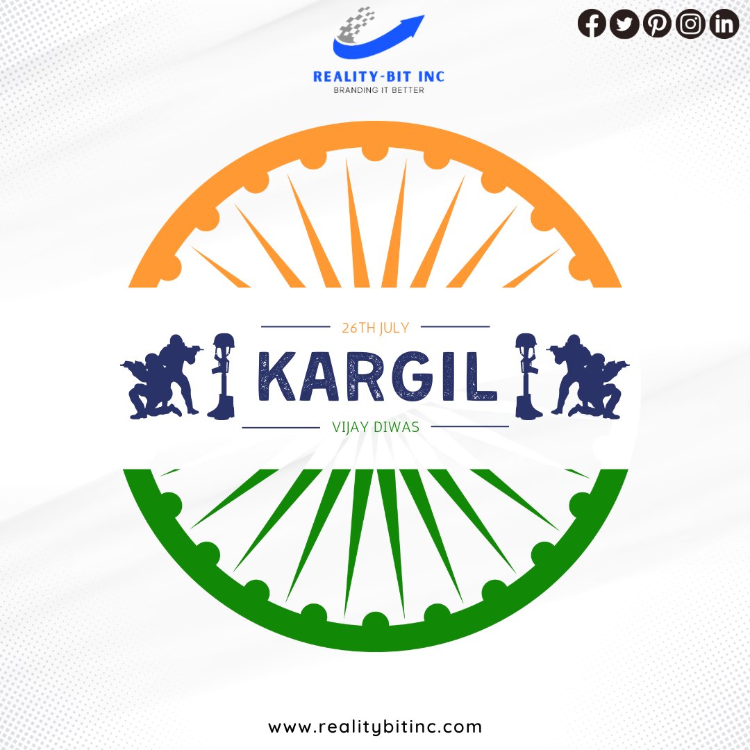 RealityBitInc1's tweet image. Honoring the bravery and sacrifice of our heroes on Vijay Kargil Divas. At Reality Bit Inc., we salute the spirit of our soldiers who protect our freedom. Jai Hind!
.
#vijaykargildivas #realitybitinc #SaluteToHeroes #proudtobeindians #indianarmy #KargilVijayDiwas #kargilwar