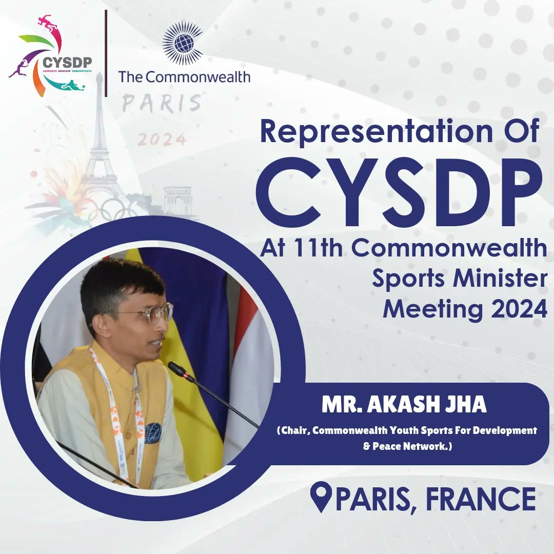 STAY TUNED...!! 
.
.
.
#cysdp #commonwealth #commonwealthgames #sports #minister #meeting #paris #france