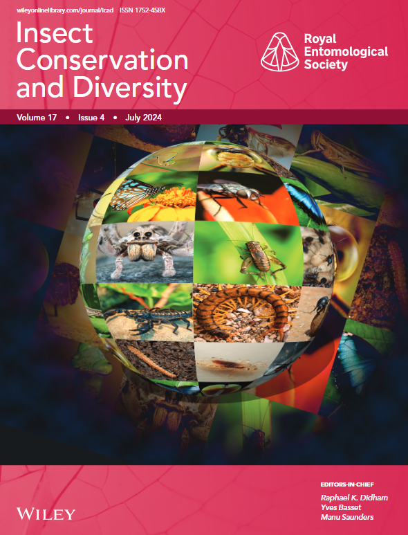 InsectDiversity's tweet photo. The new issue of Insect Conservation and Diversity is now available!
View the contents of the journal's July 2024 issue: https://t.co/OW6CZpc220…
@WileyEcolEvol @RoyEntSoc
#InsectConservation #InsectDiversity https://t.co/T44vClESRu