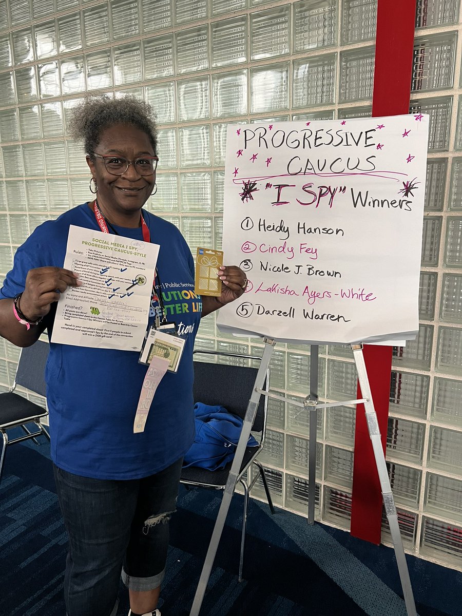Shout out to the 5 winners of the PC I Spy that took place throughout the <a href="/AFTunion/">AFT</a> convention. #RealSolutions #AFTPC24